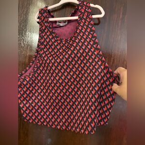 Bundoe 3 for $15. Zara Black and Red Patterned Crop Top. Size XL.